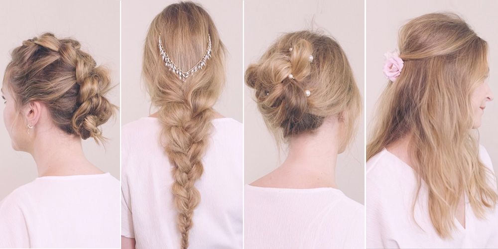 4 chignons défaits pour les mariées, stylisés par Sam McKnight
