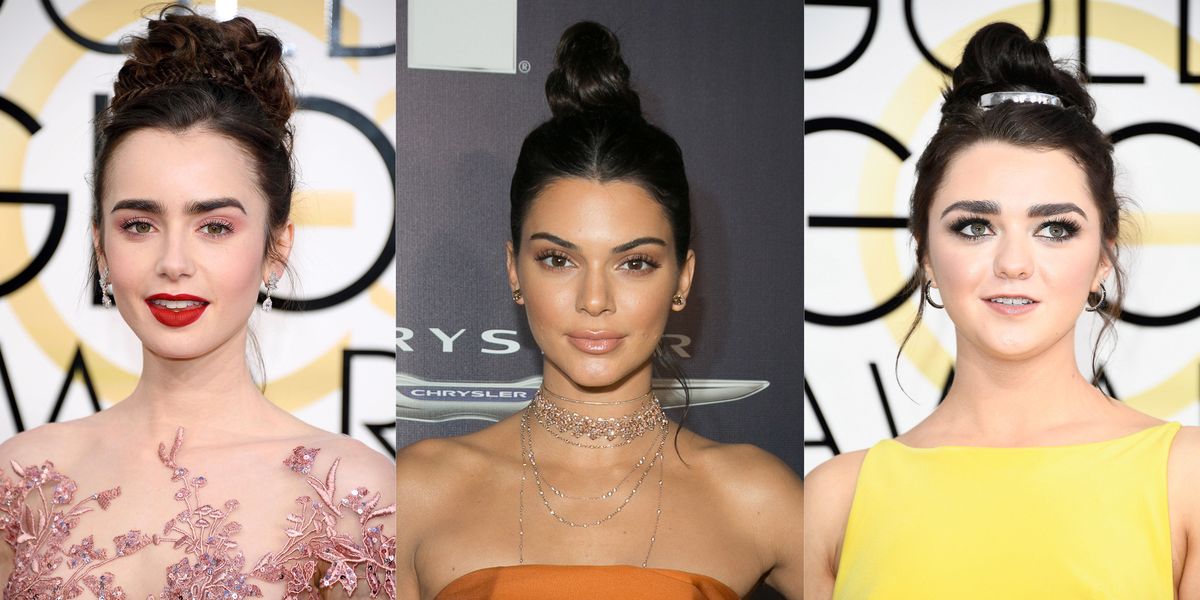 Le 3 est tendance : le chignon haut