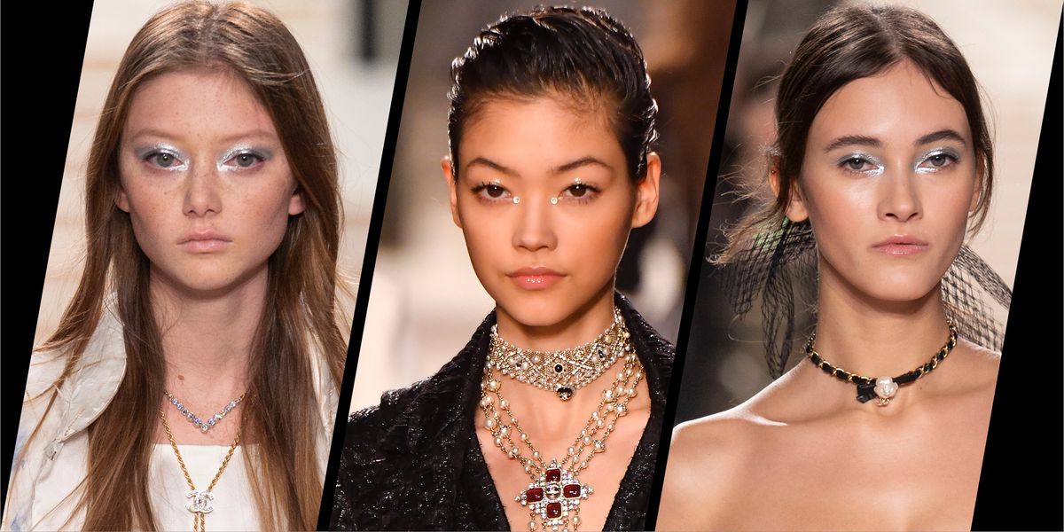 Le beauty look du défilé Chanel Métiers d'Art était parfaitement festif