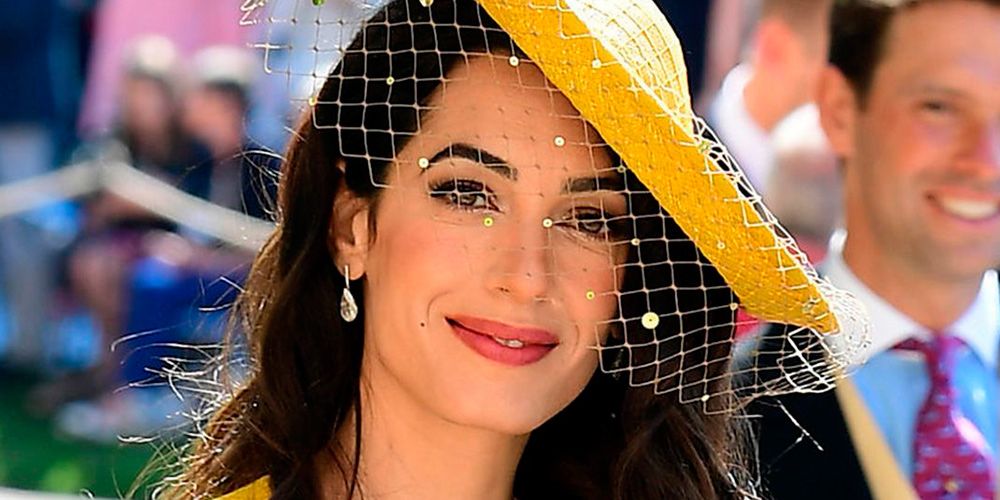 Le maquillage exact qu'Amal Clooney portait au mariage royal