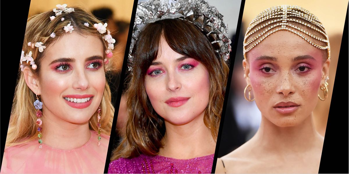 Le maquillage rose monotone était l'une des tendances les plus portables du Met Gala