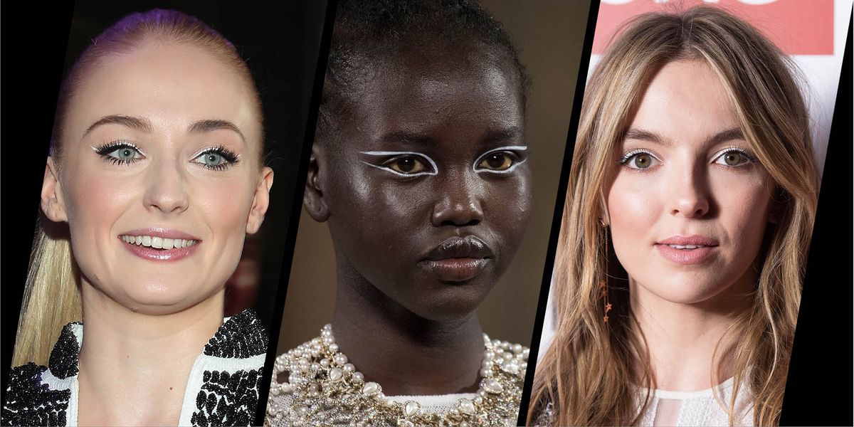 L'eye-liner blanc est la dernière tendance maquillage de l'été