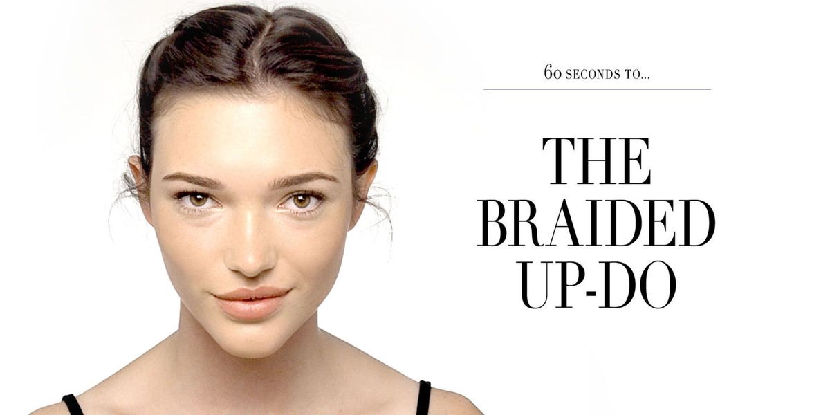 VIDÉO : 60 secondes pour… Le chignon tressé
