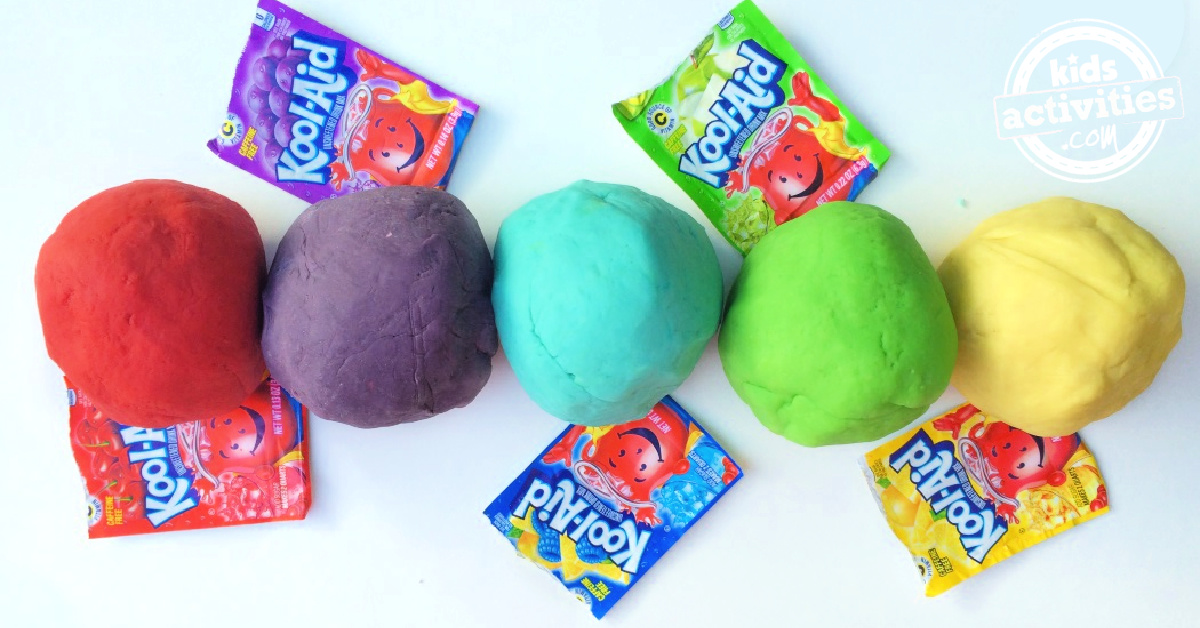 Recette de pâte à modeler Kool Aid • Blog d'activités pour enfants