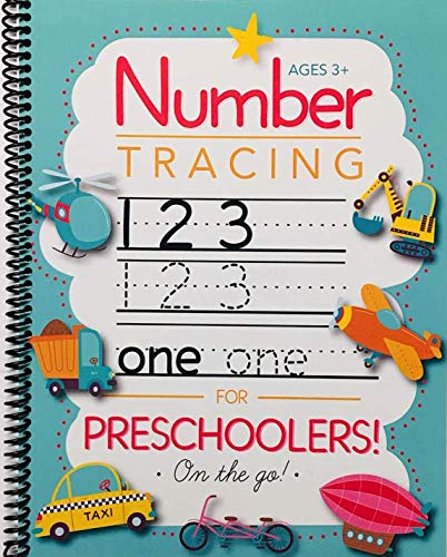 Cahier de traçage des nombres pour les enfants d'âge préscolaire à partir de 3 ans