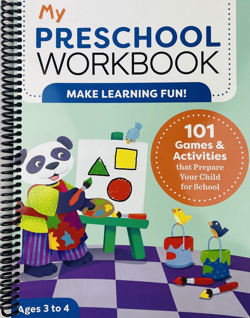 Couverture de mon classeur préscolaire - Rendre l'apprentissage amusant - 101 jeux et activités qui préparent votre enfant à l'école