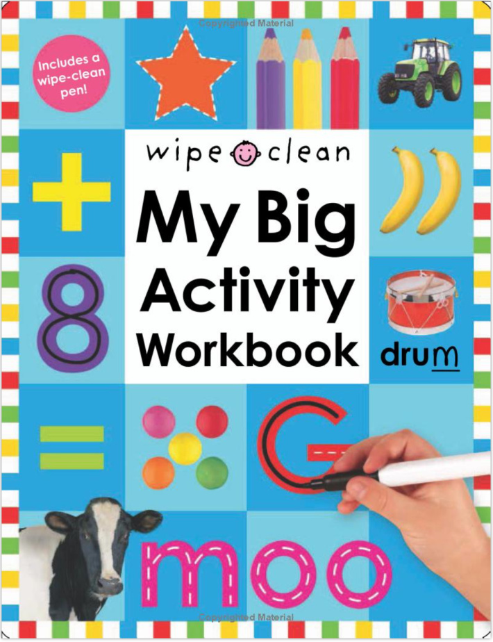 Essuyez mon grand cahier d'activité