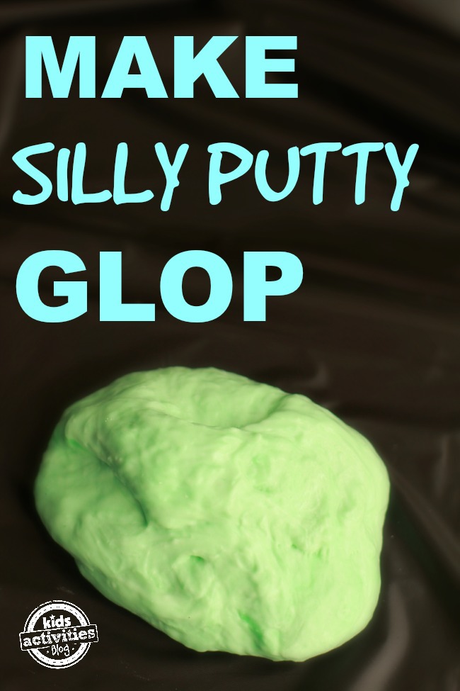 Faites votre propre recette de goop qui ressemble au jouet de mastic idiot traditionnel, mais en mieux - Kids Activities Blog
