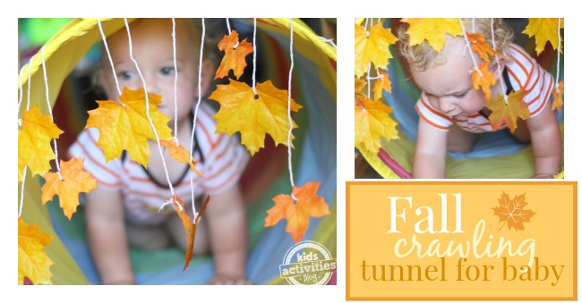 Jeu de bébé simple qui est parfait pour l'automne !