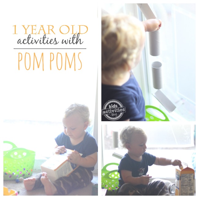 Le plaisir n'a pas besoin d'être compliqué ~ les enfants de 1 an vont adorer ces activités de pompons !