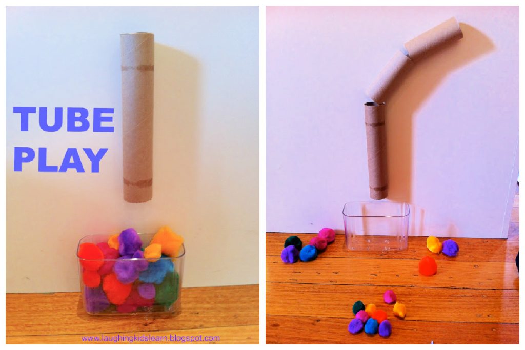 tubes et pompons de Laughing Kids Learn