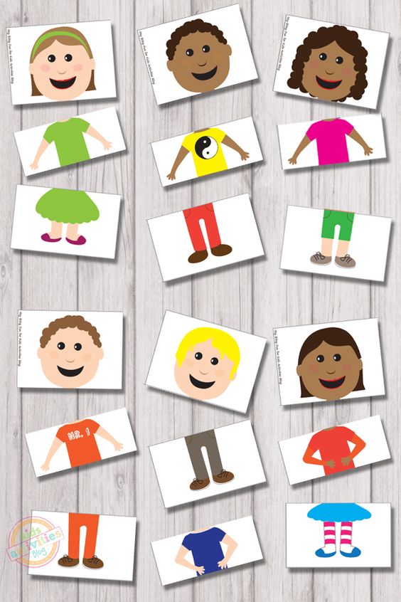 mélangez et associez des puzzles pour enfants à imprimer - Blog d'activités pour enfants