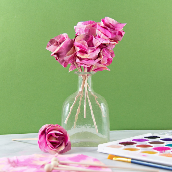 filtre à café rose artisanat pour les enfants - Kids Activities Blog