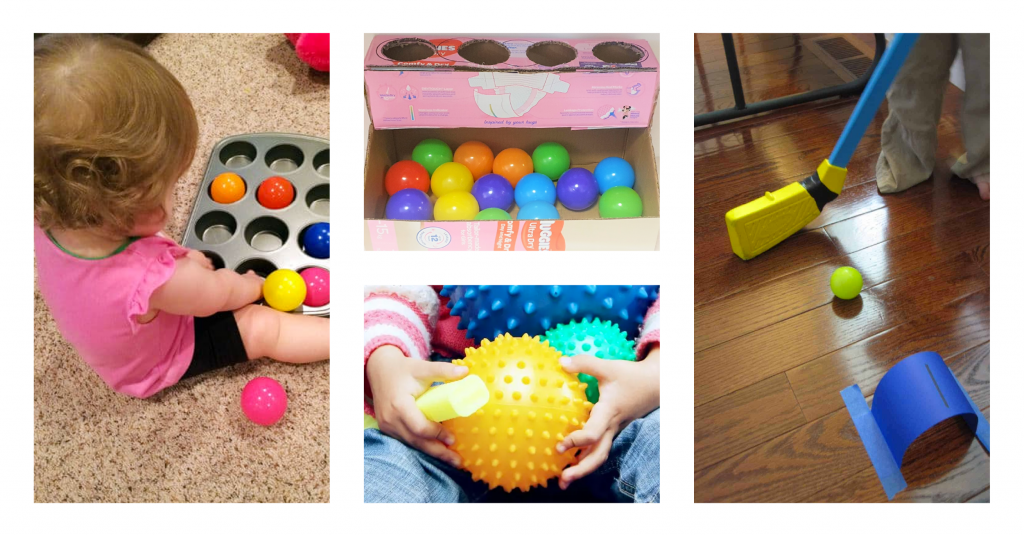 Activités de balle pour les tout-petits