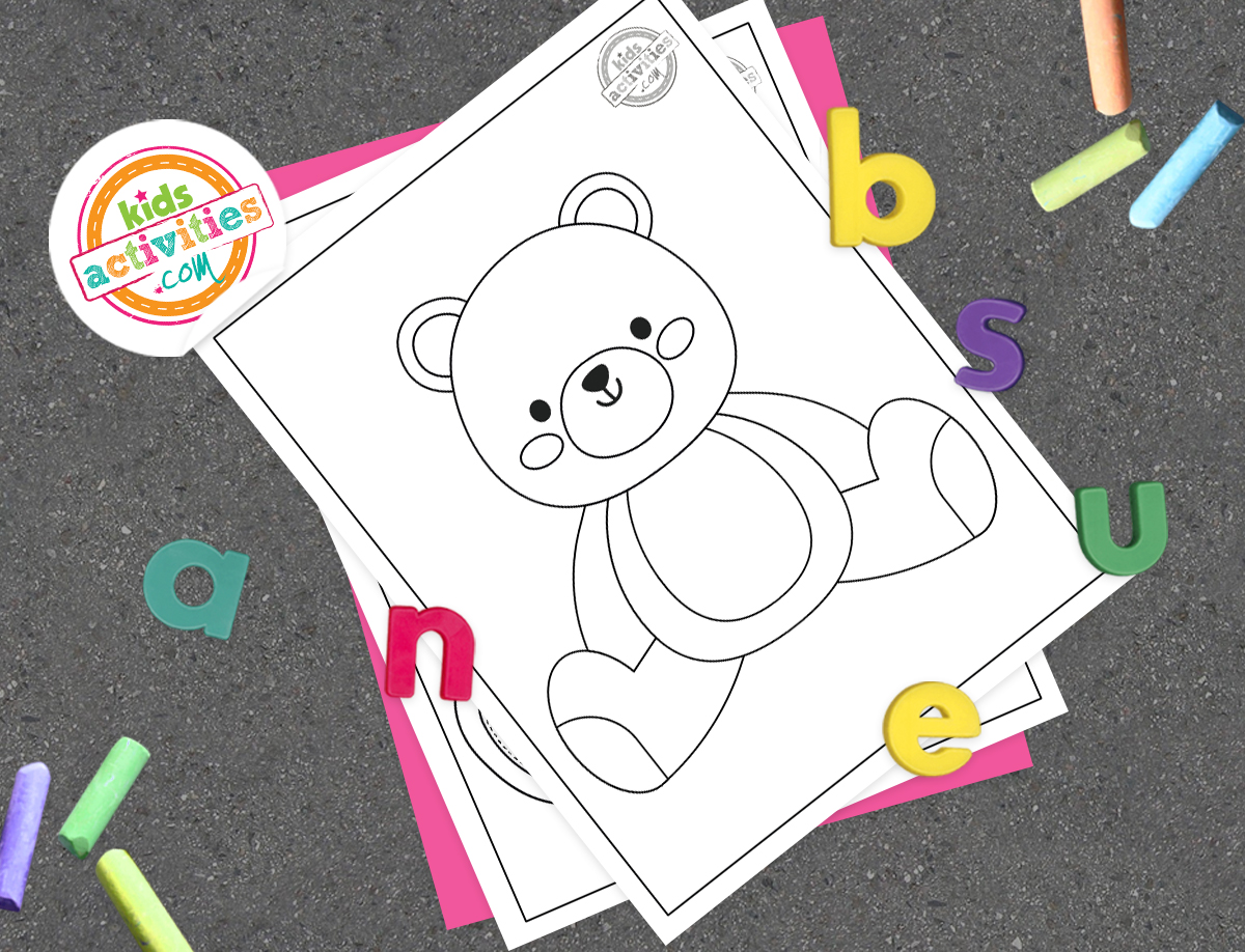 Coloriage Ours En Peluche