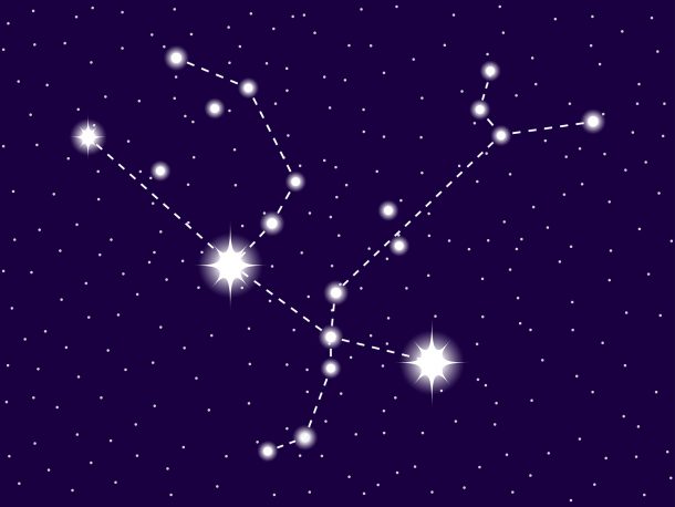 Cartes de laçage inspirées de la Constellation d'Andromède