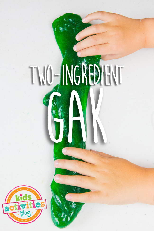 Gak à deux ingrédients