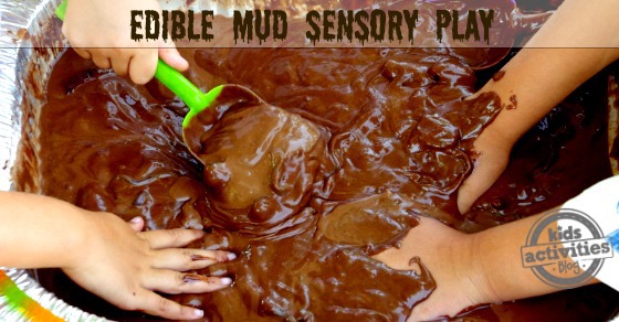 boue comestible jeu sensoriel enfants tactile