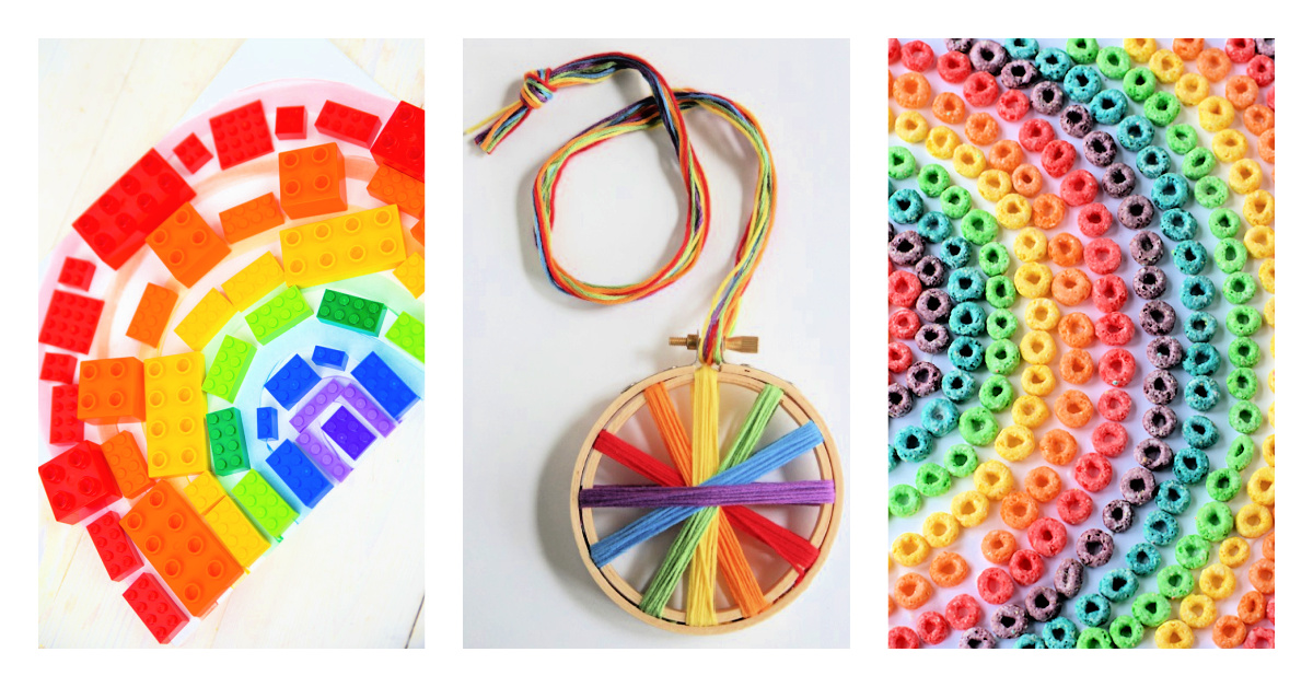 21 activités et bricolages arc-en-ciel pour égayer votre journée