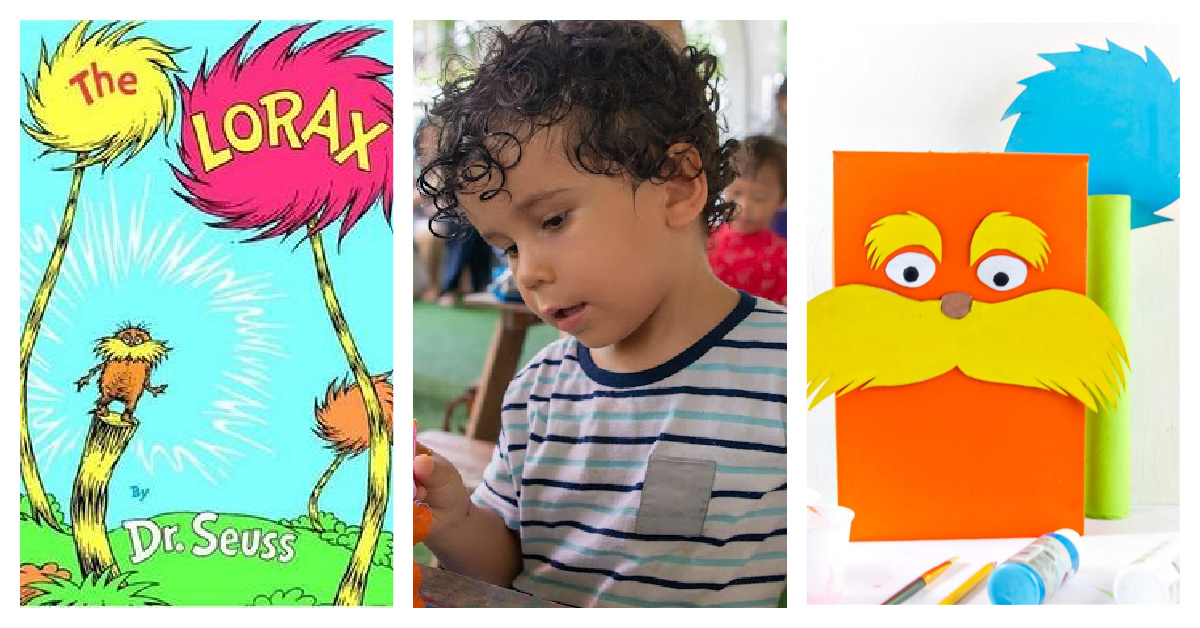 Truffula coloré et l'artisanat Lorax pour les enfants