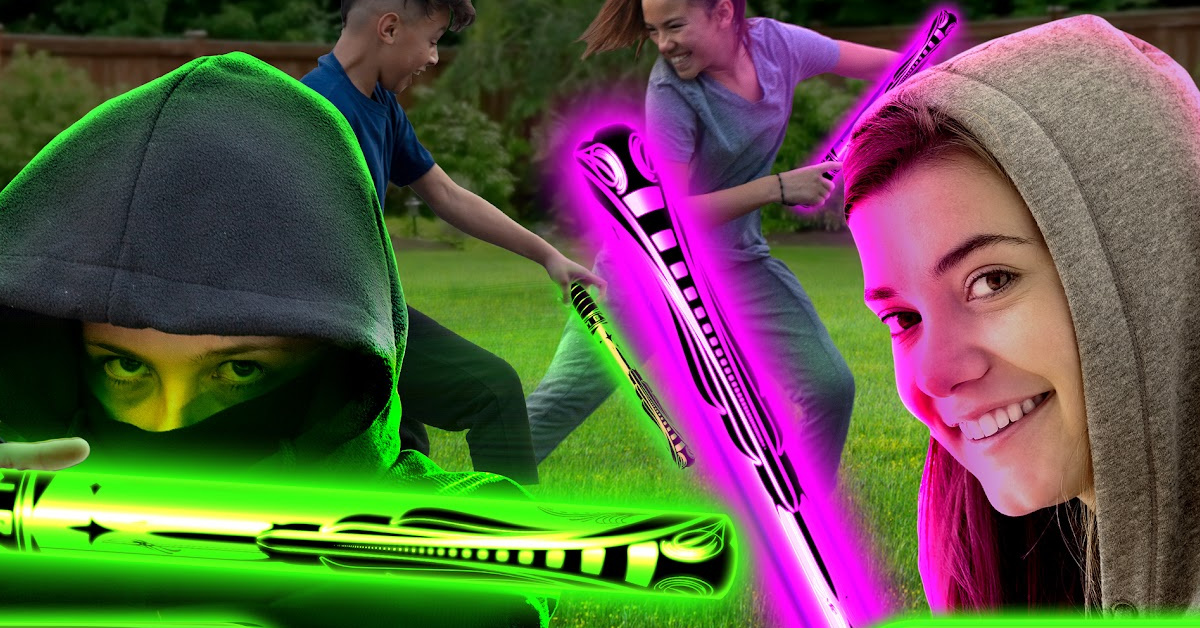 Ce jeu lumineux permet à vos enfants de se battre comme un samouraï ninja