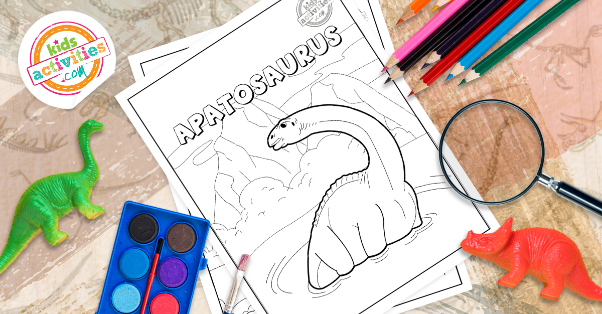 Coloriage Dinosaure Apatosaurus