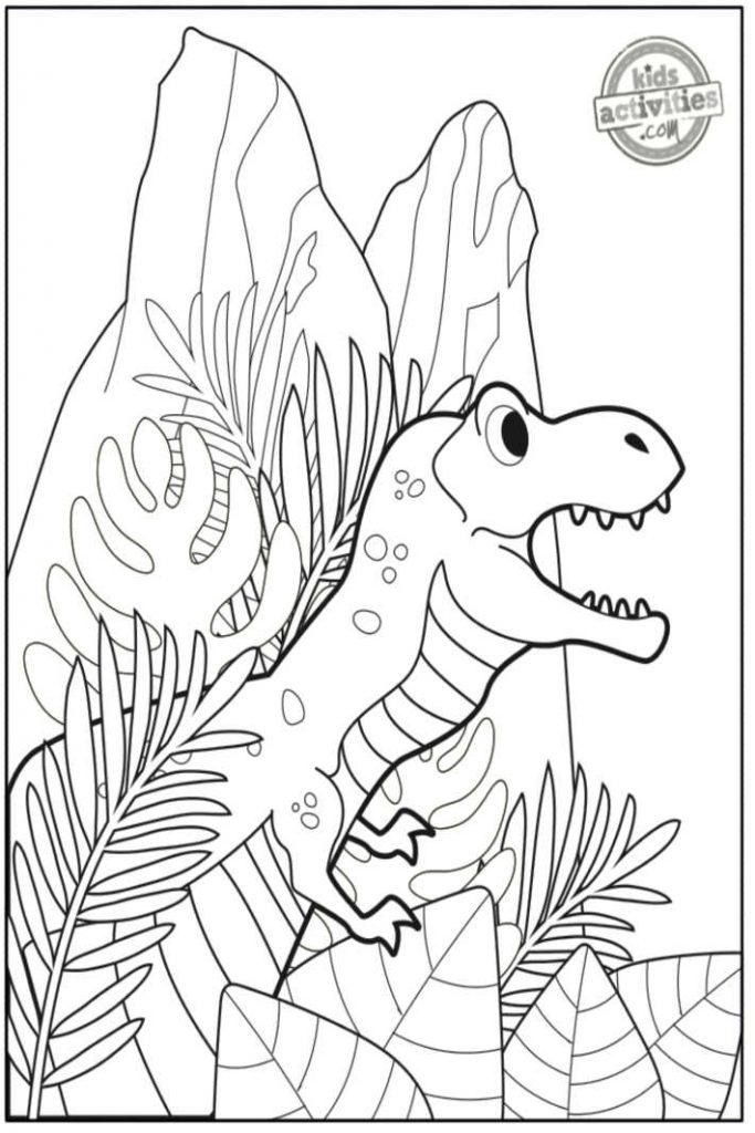 t. Coloriage rex à imprimer