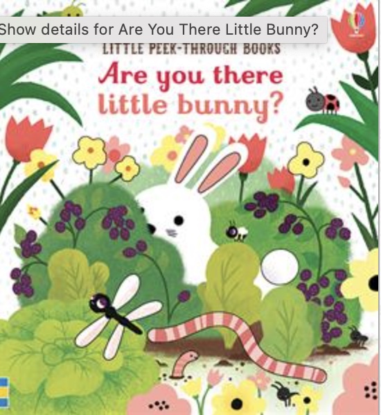 Es-tu là petite couverture de lapin