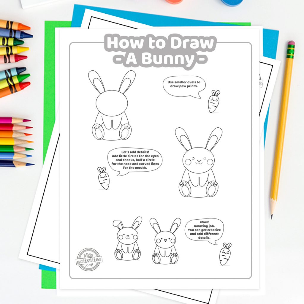 comment dessiner un lapin
