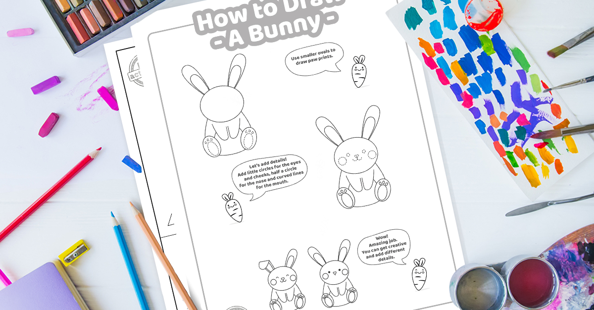 Imprimable Comment dessiner un lapin Leçon de dessin facile