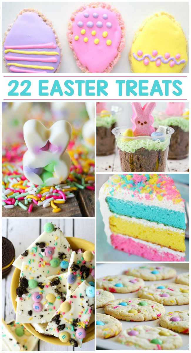 22 délicieuses friandises de Pâques collage de différentes délicieuses friandises de Pâques que vous pouvez faire pour Pâques