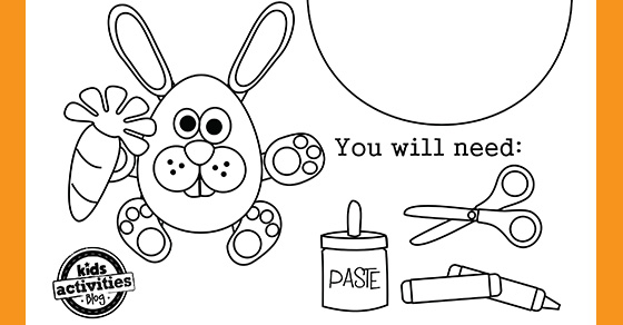 Modèle d'artisanat d'oeufs de Pâques à imprimer le plus mignon et pages à colorier d'oeufs