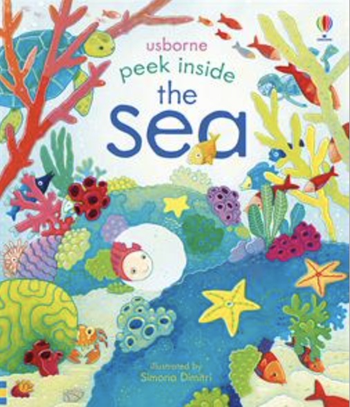 Couverture du livre Usborne Peek Inside the Sea