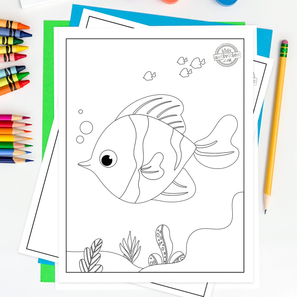 coloriages de poissons