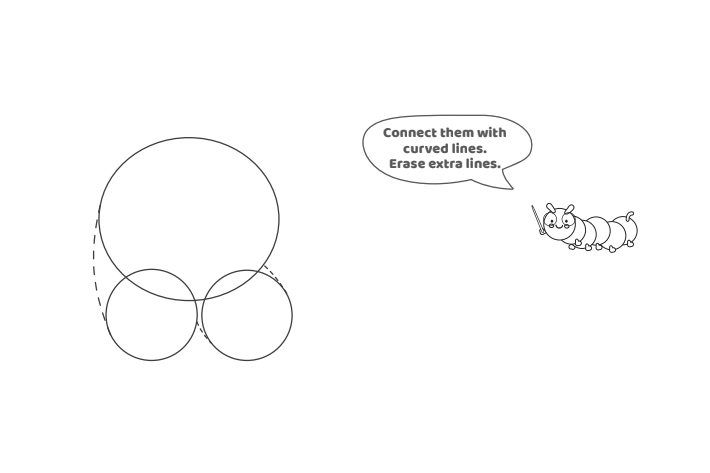 Étape 4 - Comment dessiner la lettre bulle R - Blog d'activités pour enfants Étape 4 - Comment dessiner la lettre bulle R - Blog d'activités pour enfants - texte : connectez-les avec des lignes courbes. Effacer les lignes supplémentaires.