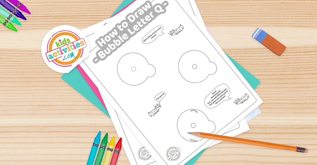 Comment dessiner la lettre Q dans Bubble Graffiti