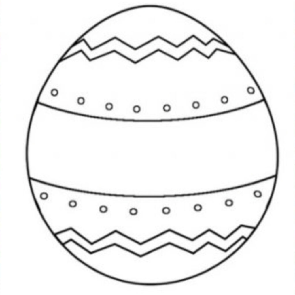 Colorions les oeufs - Coloriages d'oeufs de Pâques pour les enfants - Kids Activities Blog FB