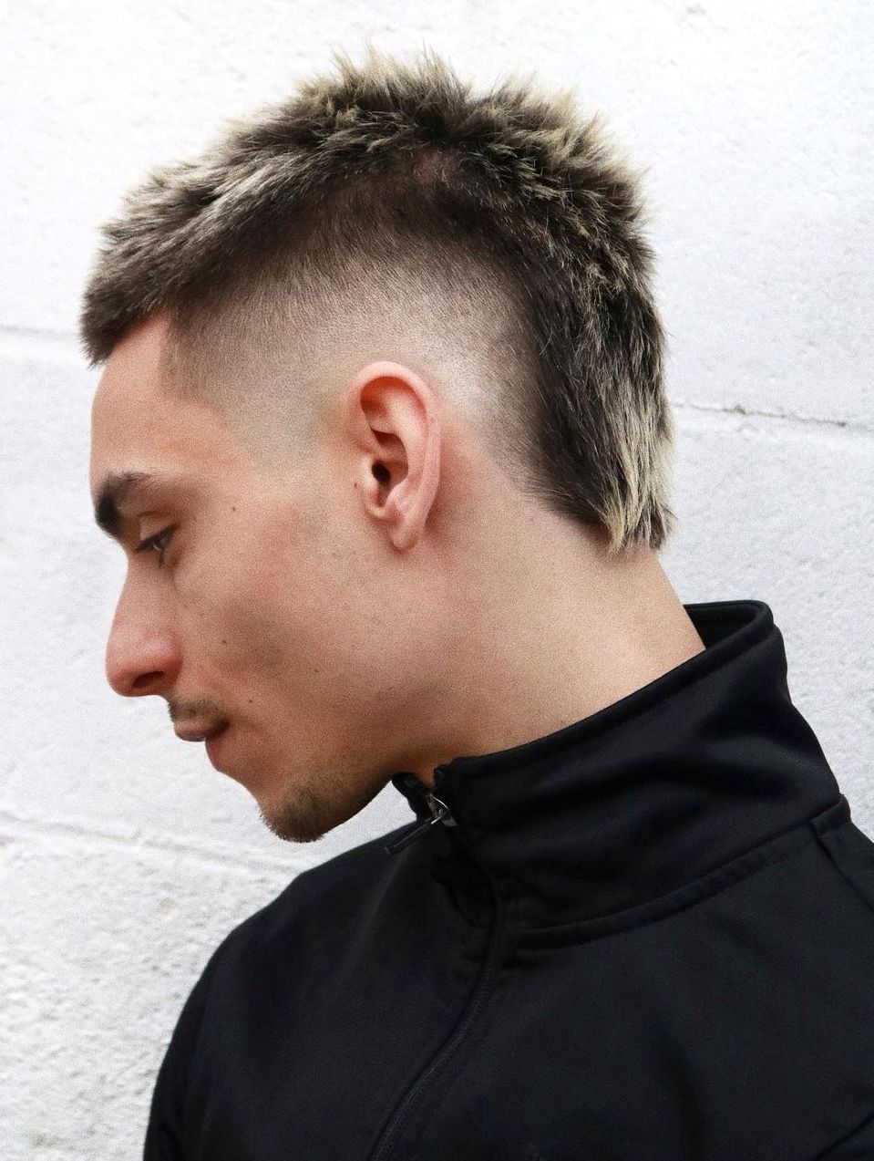 Coupe mulet Burst Fade pour homme