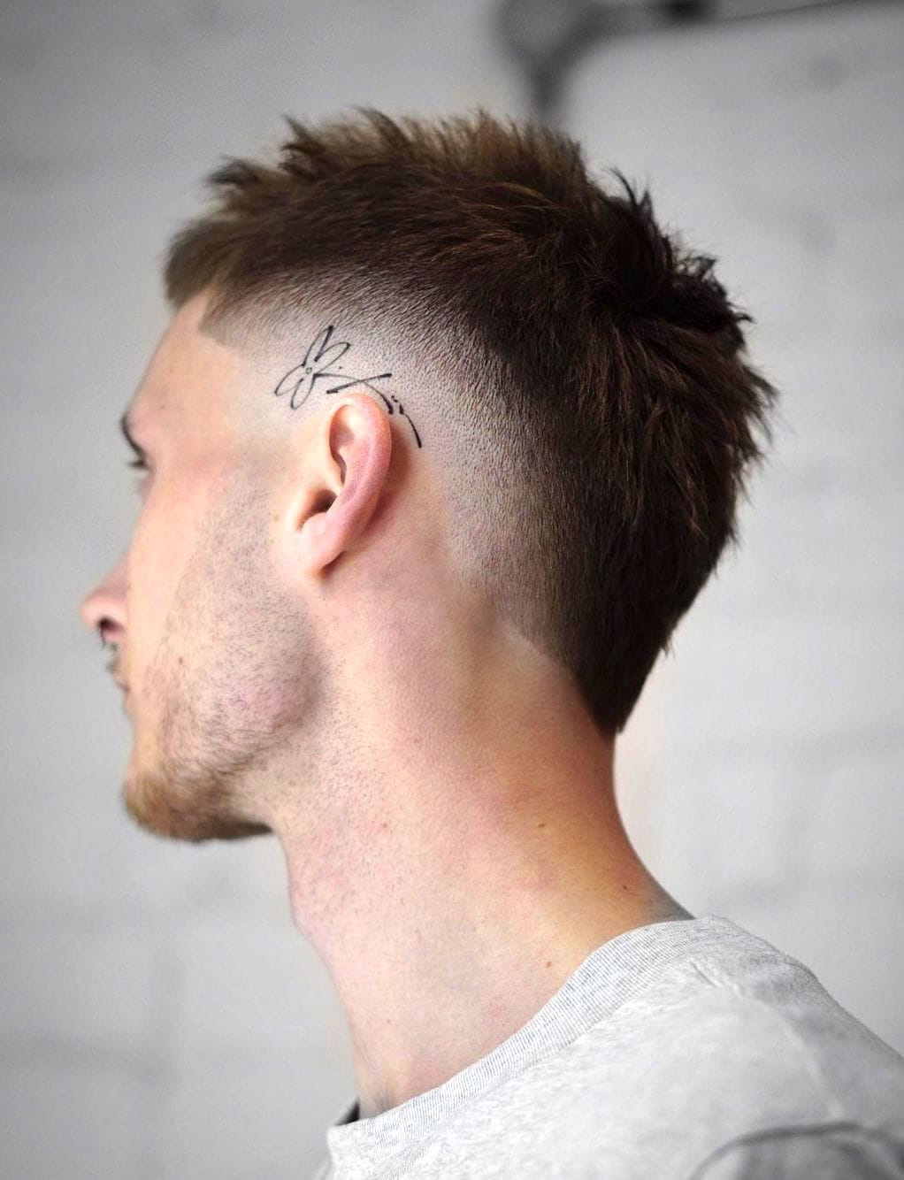 Coupe Burst Skin Fade pour homme