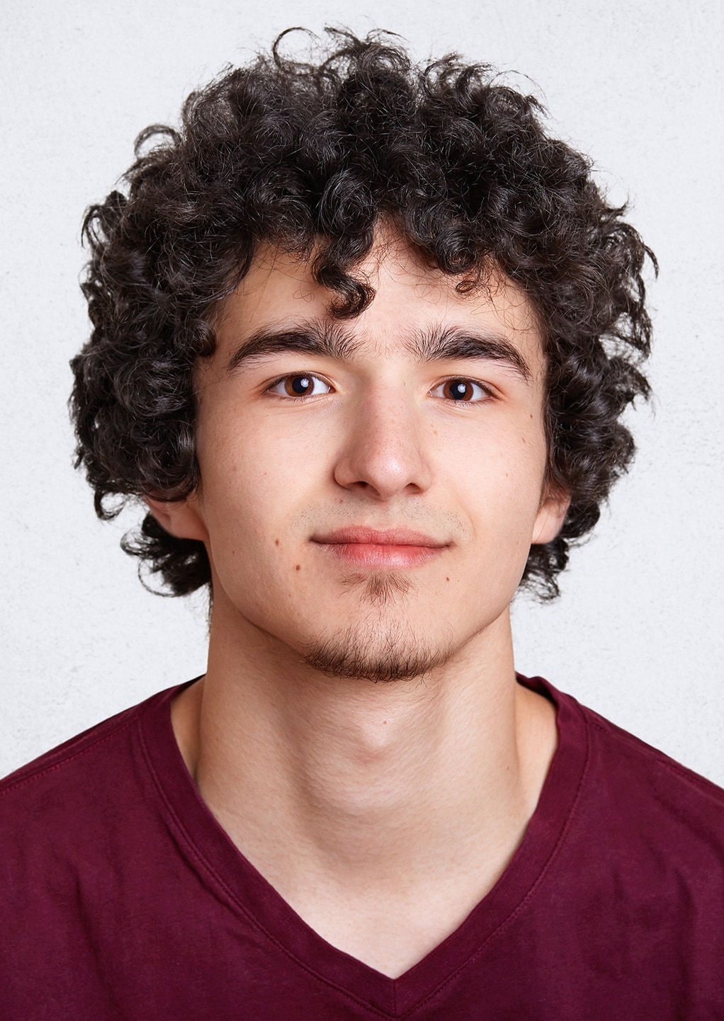 Barbe courte sans moustache pour adolescents