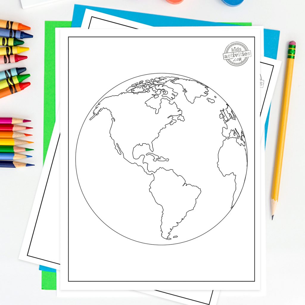 Coloriages Globe