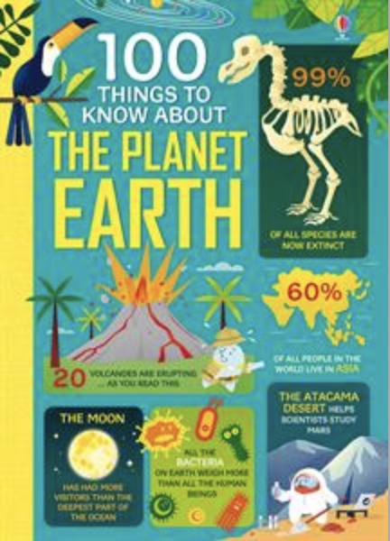 Couverture du livre Usborne 100 choses à savoir sur la planète Terre