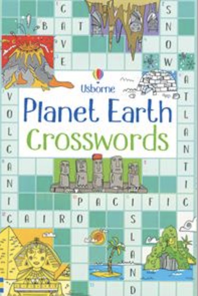 Couverture de livre de mots croisés Usborne Planet Earth