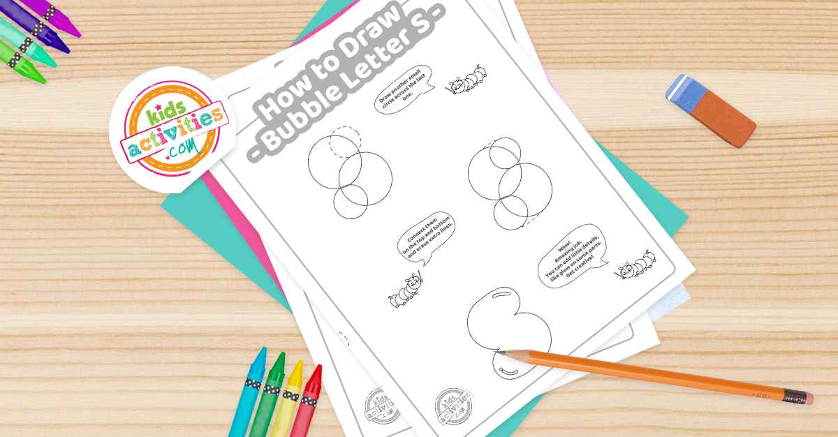 Comment dessiner la lettre S dans Bubble Graffiti