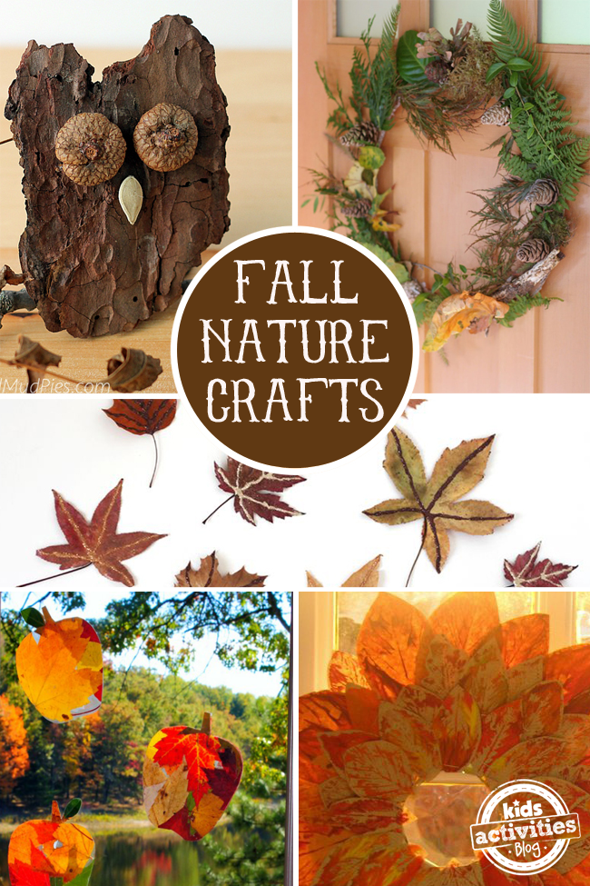 Artisanat de la nature d'automne