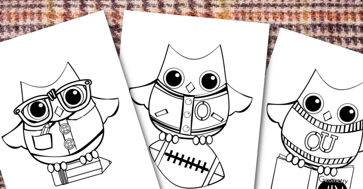 Téléchargez et imprimez ces jolies pages à colorier de hibou