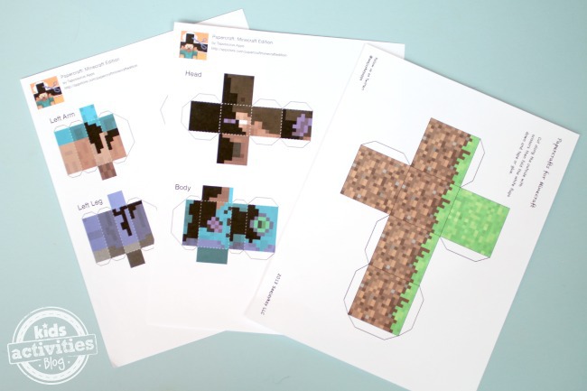Imprimables Minecraft pour les enfants - Blog d'activités pour enfants