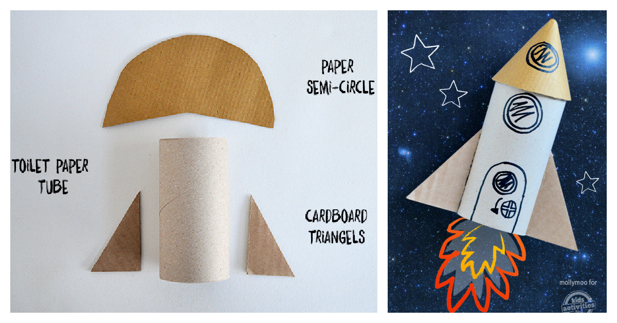 Rouleau de papier toilette Rocket Craft – Décollage !