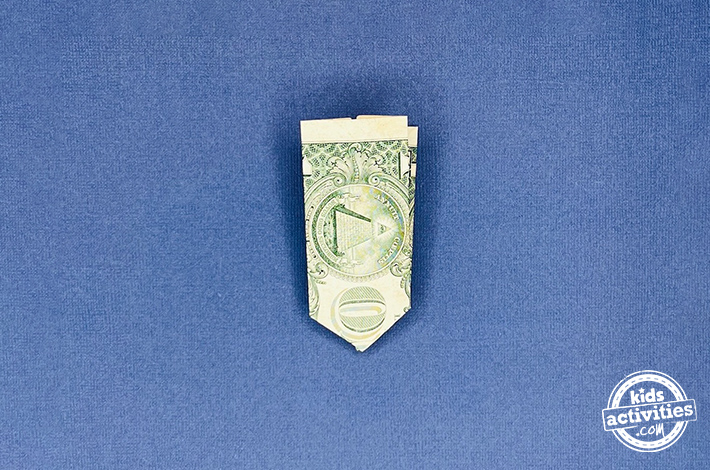 "Pantalon origami en forme de billet d