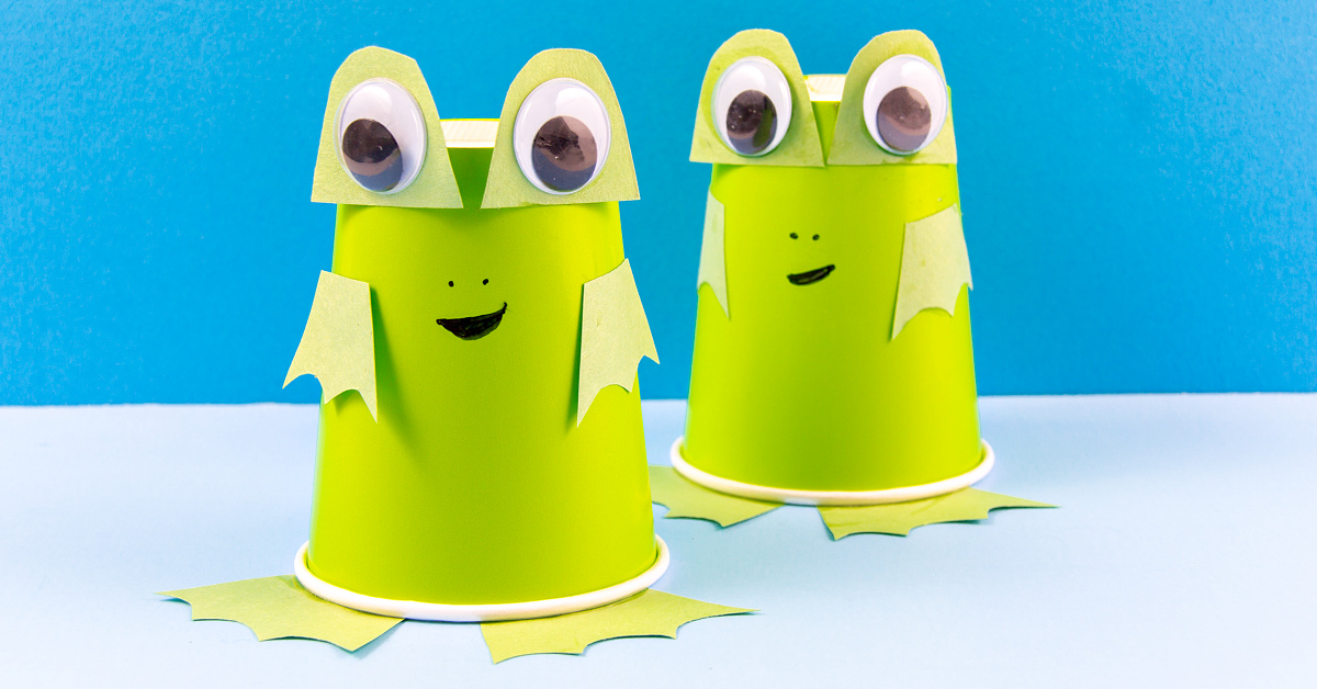 Fabriquez notre artisanat de grenouille en papier super mignon